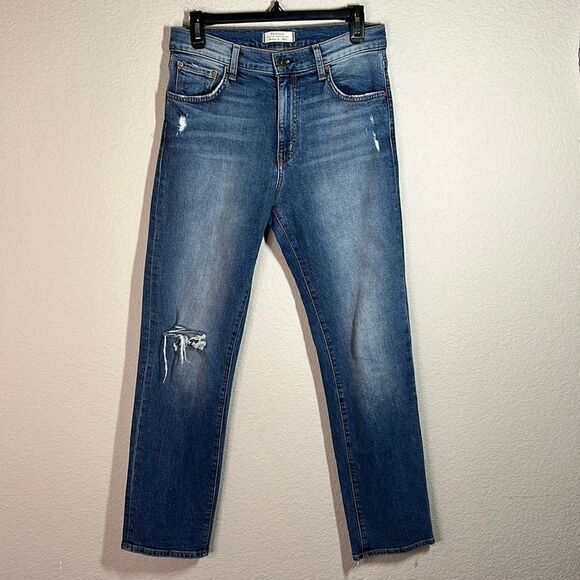Principal Denim Innovators Blue Mamma Mia High Rise Straight Jeans Women Size 28 - Picture 1 of 9